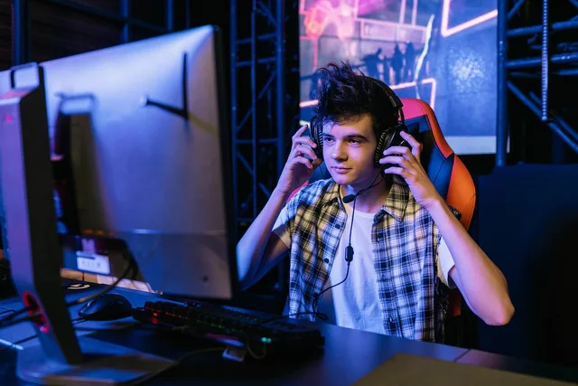music, e-sports, gamer, man, portrait, e-athlete, e-sports, gamer, gamer, gamer, gamer, gamer. Trialling AI in gaming production while people stay responsible for commercial actions
