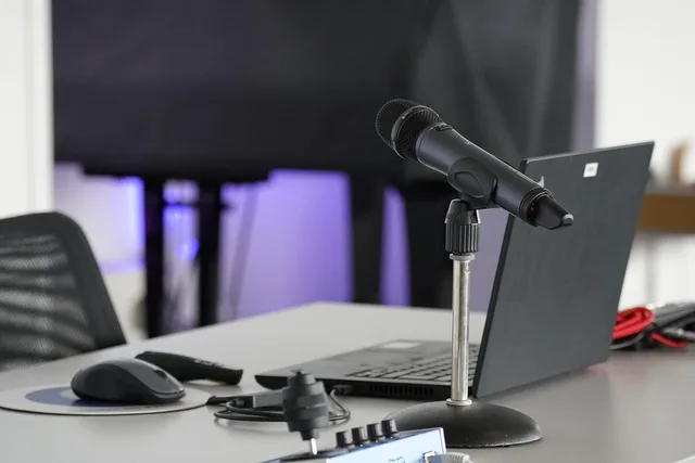 laptop, conference table, mouse, work, business, online, remote, microphone, podcast, podcast, podcast, podcast, podcast, podcast. Reading England's gaming creator market without a creator count